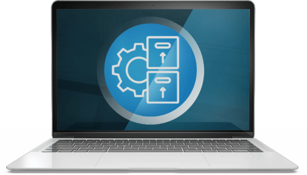 Software materials management main laptop image